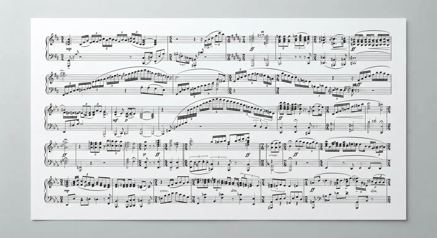 Eine Schallplatte ohne Etikett liegt in einem hellen Tonstudio neben einem zugeklappten Laptop und Studiokopfhörern.